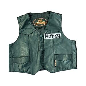 Hot Leathers Classic Toddler Biker Vest with patch size large unisex
